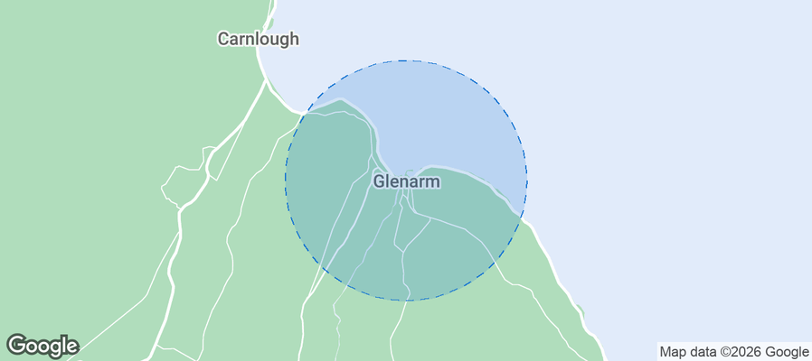 Glenarm Airbnb map